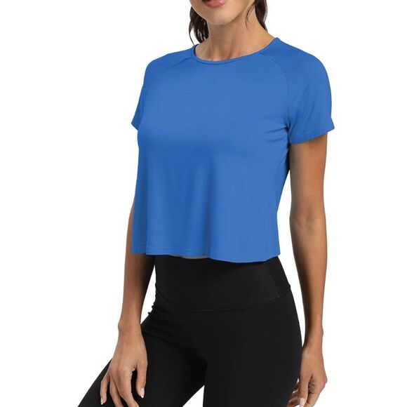 Mippo Split Back Gym Exercise Shirts - Set of 5 - Picture 3 of 11